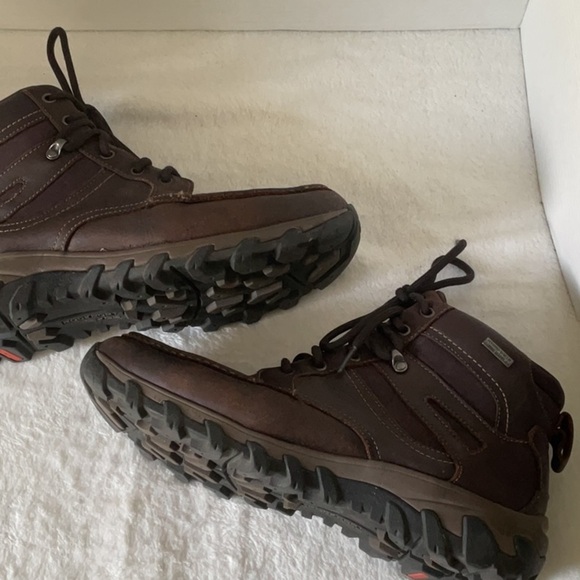 Rockport Brown real leather Moc-Toe Hiking Boots - Picture 4 of 5